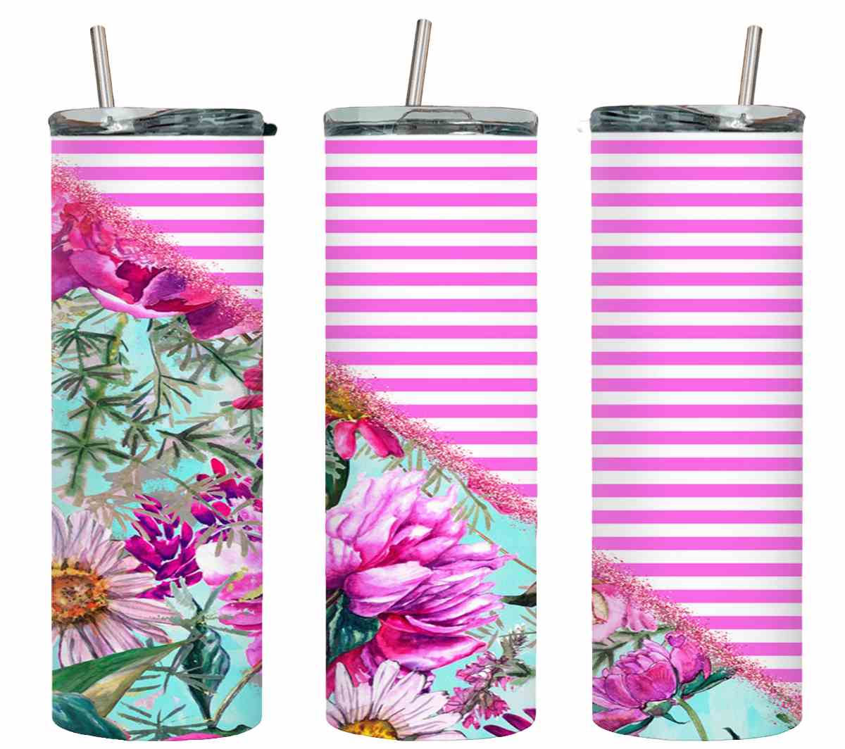 Flower Split Sky Pink-10578